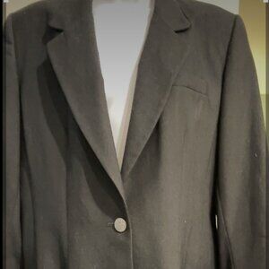 TALBOT Women's Black Jacket 100% Wool